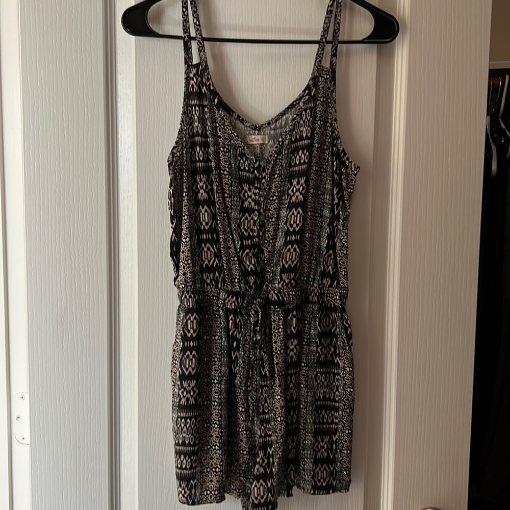 Spaghetti strap romper